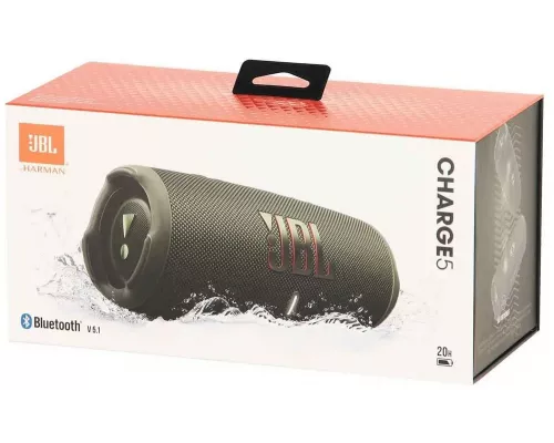 Портативная колонка JBL Charge 5 зеленый