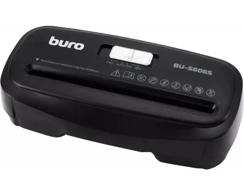 Шредер Buro Home BU-S606S черный