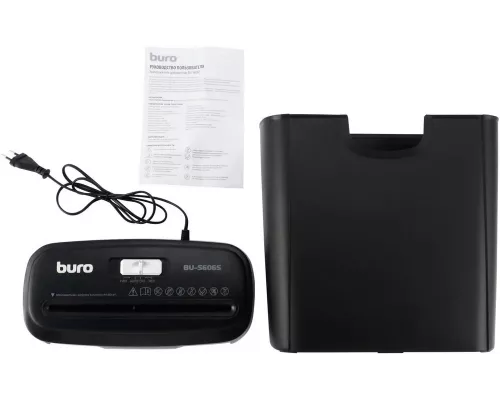 Шредер Buro Home BU-S606S черный