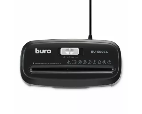 Шредер Buro Home BU-S606S черный