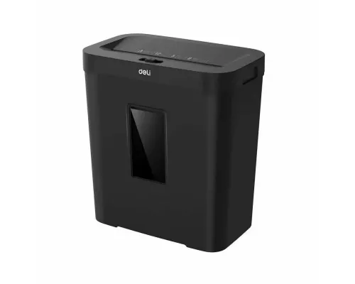 Шредер Deli ET022 черный