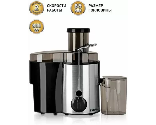 Соковыжималка BBK JC080-H06 черный/металлик