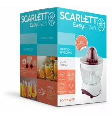 Соковыжималка SCARLETT SC-JE50C06 белый/красный