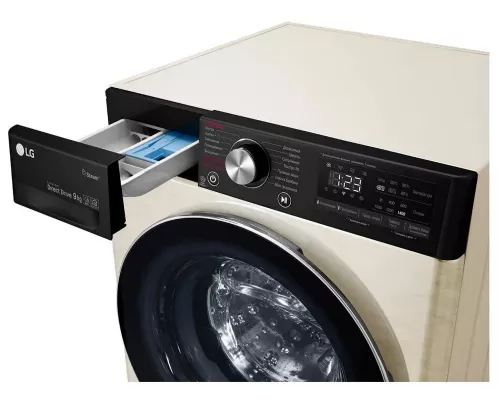 Стиральная машина LG F4V5VS9B бежевый