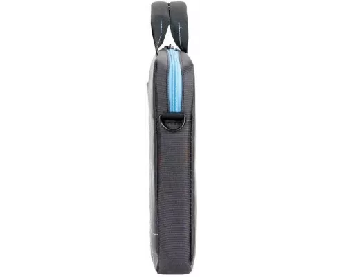 Сумка для ноутбука 15.6" Continent CC-201 GB серый с голубой отстрочкой