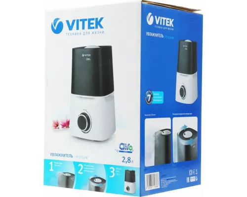 Увлажнитель воздуха Vitek 2334-VT-02 белый/серый