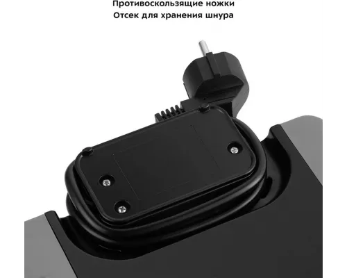 Вафельница KITFORT КТ-1694 серый