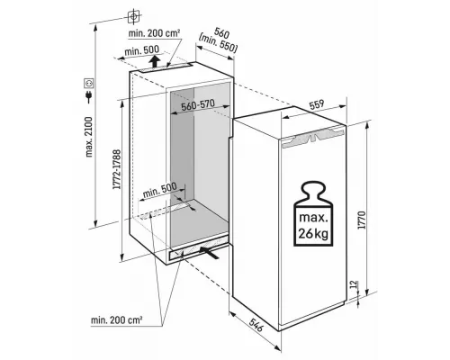 Встраиваемый холодильник Liebherr IRBD 5120-22 001