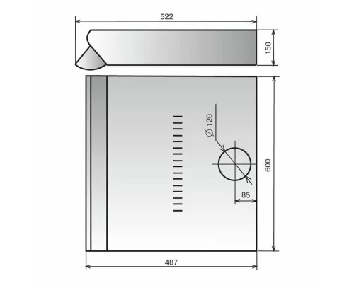 Вытяжка ELIKOR DAVOLINE 60П-290-П3Л белый