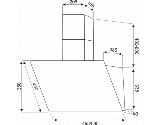 Вытяжка EXITEQ EX-1156 black