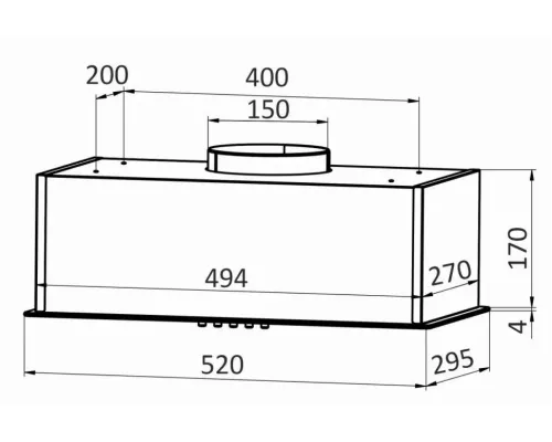 Вытяжка EXITEQ EX-1246 white