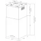 Вытяжка Korting KHA 45970 W Cube