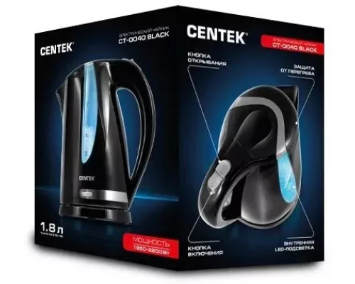 Чайник CENTEK CT-0040 Black