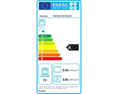 Духовой шкаф Electrolux EOC5E70X