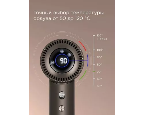 Фен REDMOND HD 1700 серо-коричневый