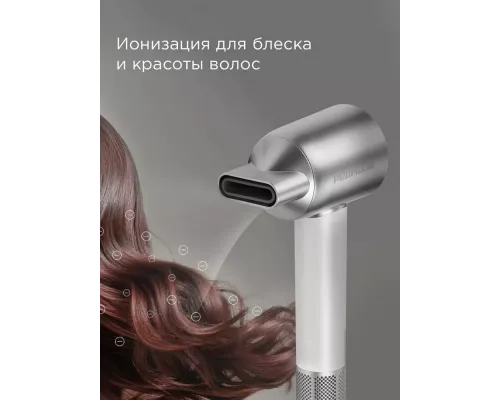 Фен REDMOND HD 1703 серый/белый