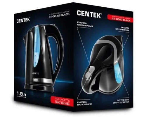 Чайник CENTEK CT-0040 Black Чайник CENTEK CT-0040 Black