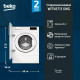 Встраиваемая стиральная машина Beko WITV 8713 XWG белый