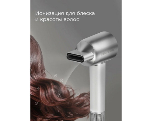 Фен REDMOND HD 1703 серый/белый Фен REDMOND HD 1703 серый/белый