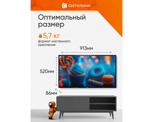 Телевизор BBK 40LEM-1057/FT2C