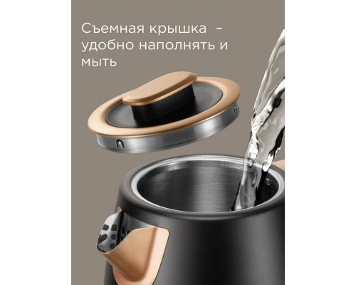 Чайник REDMOND KM 240 черный/бронза Чайник REDMOND KM 240 черный/бронза