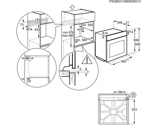 Духовой шкаф Electrolux EOC5E70X Духовой шкаф Electrolux EOC5E70X