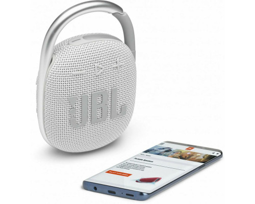 Портативная колонка JBL Clip 4 белый