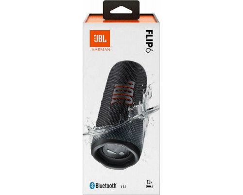 Портативная колонка JBL Flip 6 черный