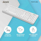 Клавиатура A4Tech Fstyler FKS10 белый/серый