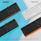 Клавиатура A4Tech Fstyler FKS10 белый/серый