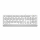Клавиатура A4Tech Fstyler FKS10 белый/серый