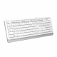 Клавиатура A4Tech Fstyler FKS10 белый/серый
