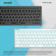 Клавиатура A4Tech Fstyler FX61 серый