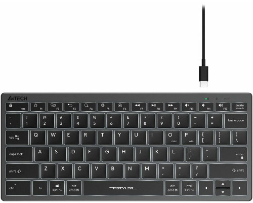 Клавиатура A4Tech Fstyler FX61 серый Клавиатура A4Tech Fstyler FX61 серый