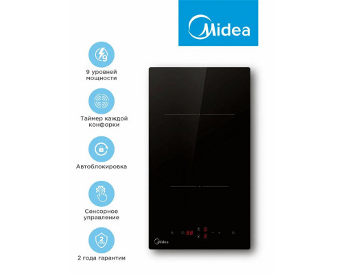 Варочная поверхность MIDEA MCH32202 черный Варочная поверхность MIDEA MCH32202 черный