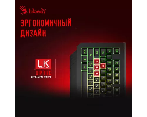 Клавиатура A4Tech Bloody B120N черный