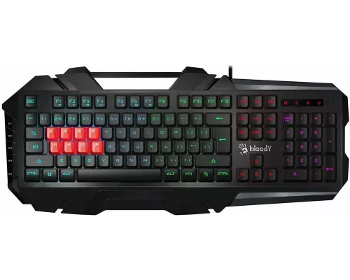 Клавиатура A4Tech Bloody B3590R черный/серый
