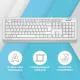 Клавиатура A4Tech Fstyler FKS10 белый/серый