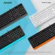 Клавиатура A4Tech Fstyler FKS10 белый/серый
