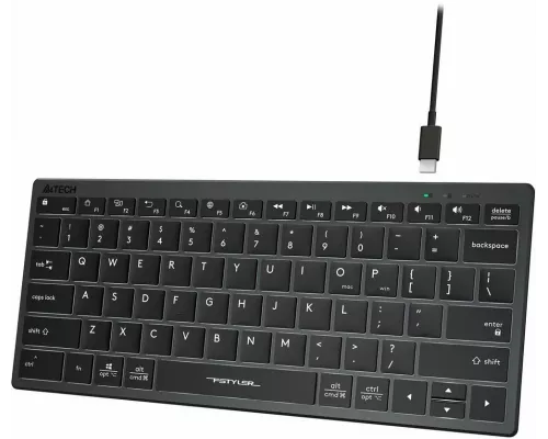 Клавиатура A4Tech Fstyler FX61 серый