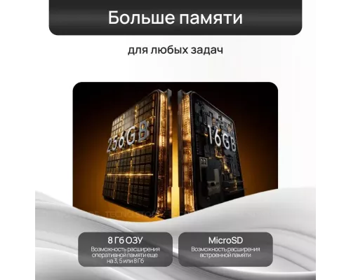 Смартфон Tecno Spark 40C 4/128GB Grey