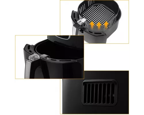 Аэрогриль Kitfort КТ-2208 черный