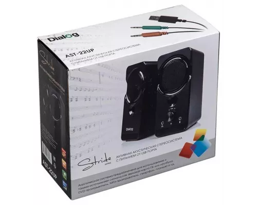 Акустическая система Dialog Stride AST-22UP черные