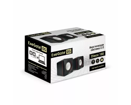 Акустическая система ExeGate EX287050RUS Disco 160 черный
