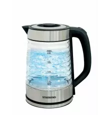 Чайник Starwind SKG2111 черный/прозрачный