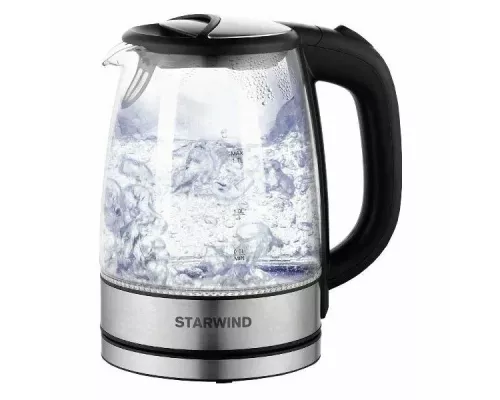 Чайник Starwind SKG5210 черный/серебристый