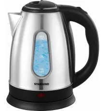 Чайник Starwind SKS2100 черный/прозрачный