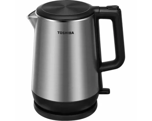 Чайник Toshiba KT-17DRURU(K) серебристый/черный