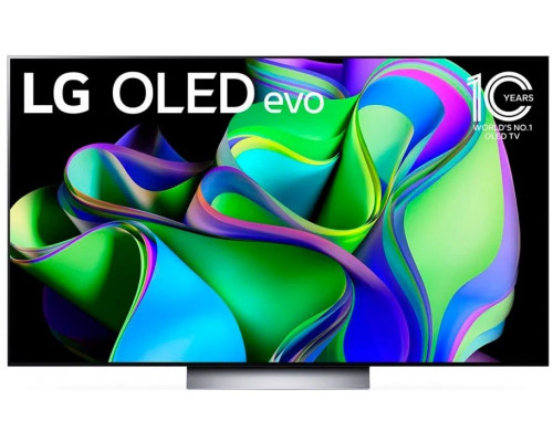 Телевизор LG OLED83C3RLA.ARUB темно-серый