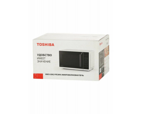 Микроволновая печь TOSHIBA MW3-EM21PE(WH) белый Микроволновая печь TOSHIBA MW3-EM21PE(WH) белый